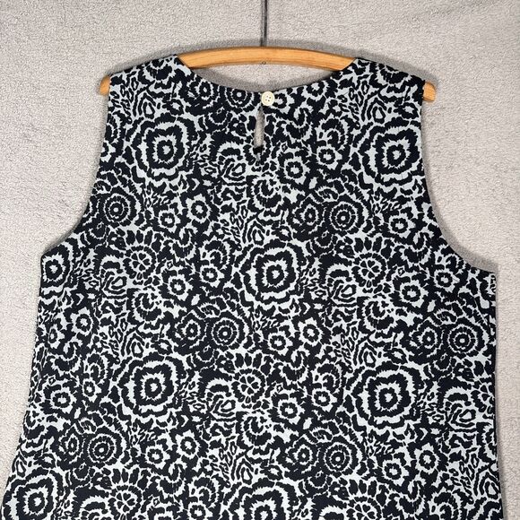 Rip Skirt Mini Dress Women’s XXL Sun Dress Night Blooms Hawaiian Beach Resort - Picture 11 of 12